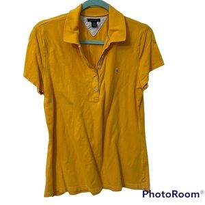 Yellow vintage polo shirt